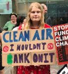 Climate Change Protest at Barclays Bank Manchester